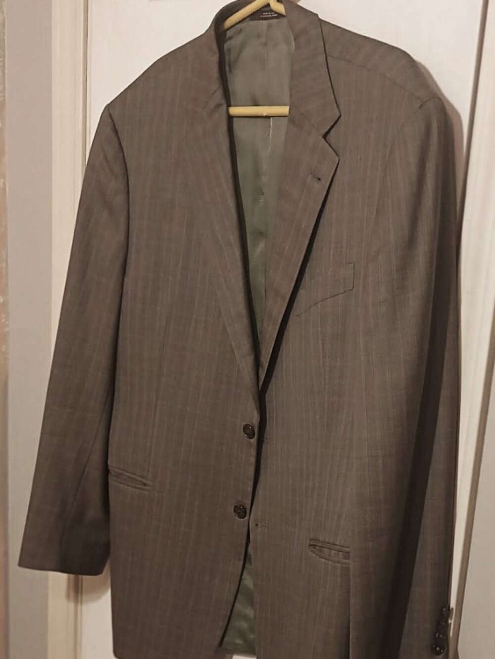 Joseph Abboud Men Greenish Tan Suit Jacket Only     44L